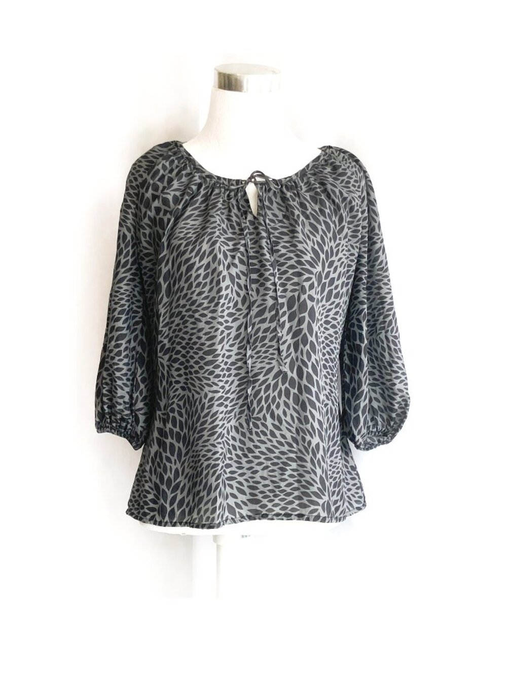 Express Design Silk Blouson Top
